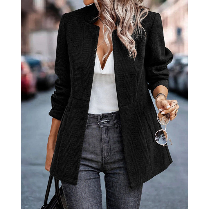 Damer Herringbone Blazer med strukturerad skärning Eva Jonsson-Eva Jonsson