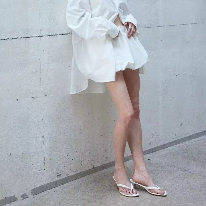Damer High-Heel Thong Slide Sandaler Mirla-Eva Jonsson