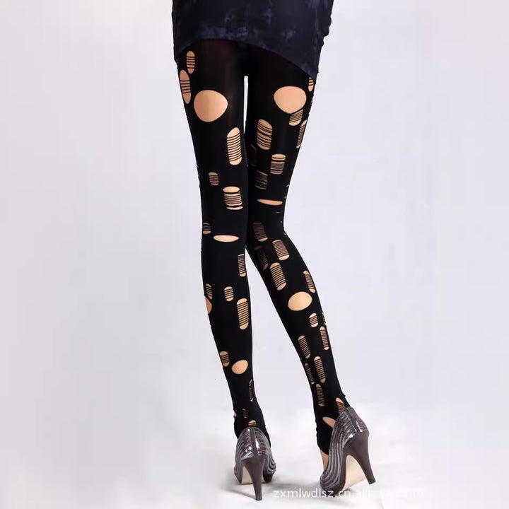 Damer High-Style Leggings med dynamiska cut-outs Mirla-Eva Jonsson