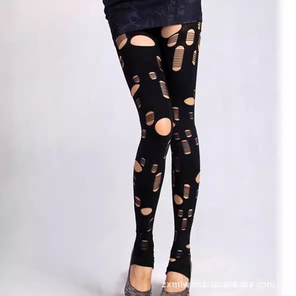 Damer High-Style Leggings med dynamiska cut-outs Mirla-Eva Jonsson