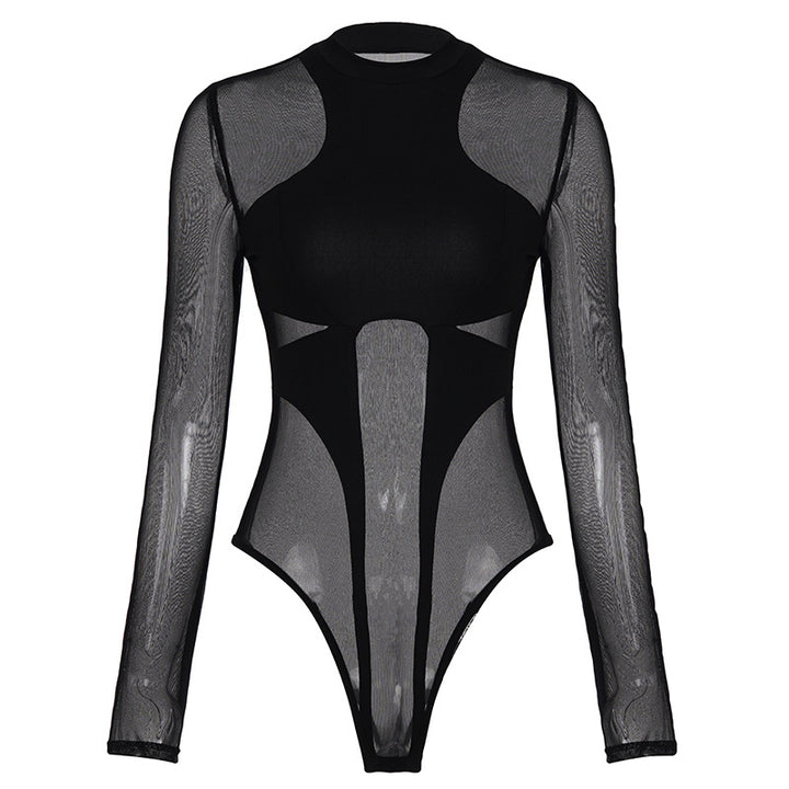 Damer Hightech Bodysuit med innovativt mesh-design Mirla-Eva Jonsson