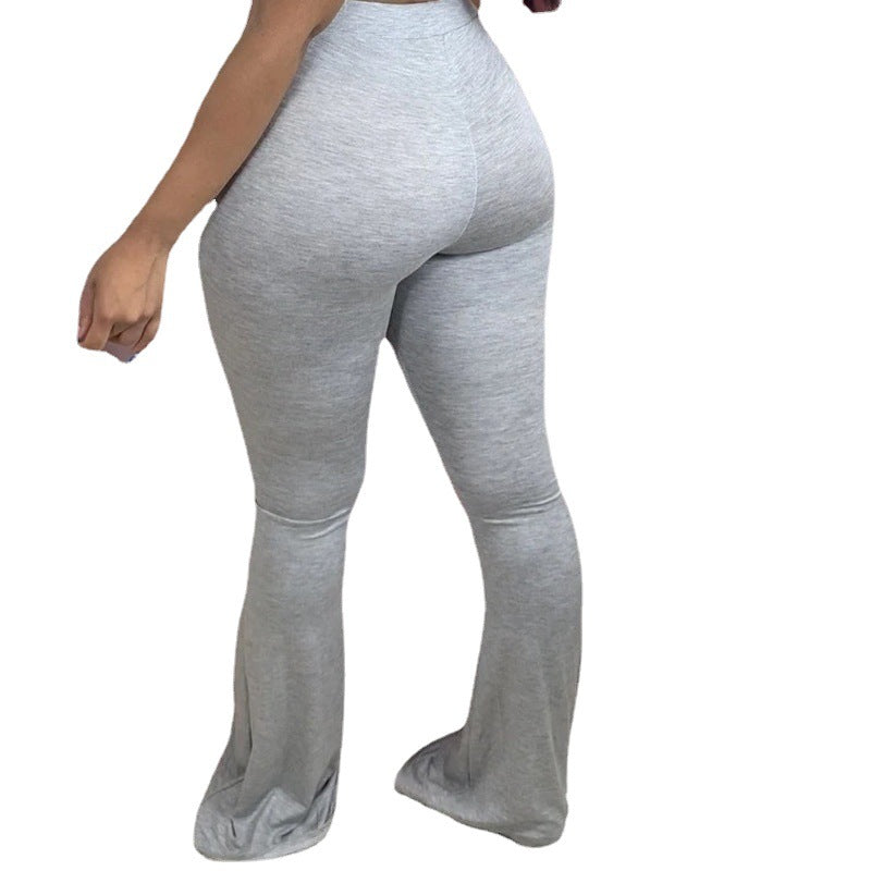 Damer Hög midja Bootcut-Leggings i mjuk Jersey Eva Jonsson-Eva Jonsson