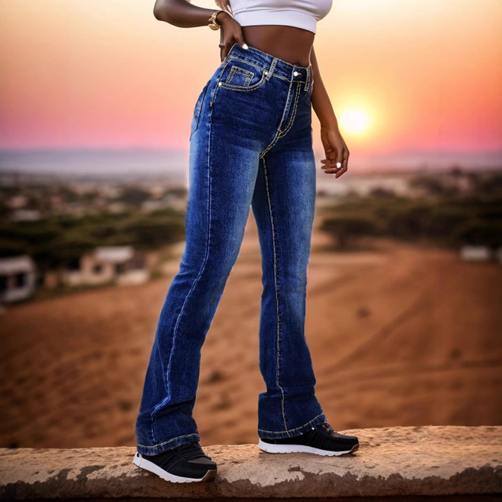 Damer Höga Jeans Eva Jonsson-Eva Jonsson