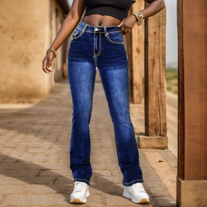 Damer Höga Jeans Eva Jonsson-Eva Jonsson