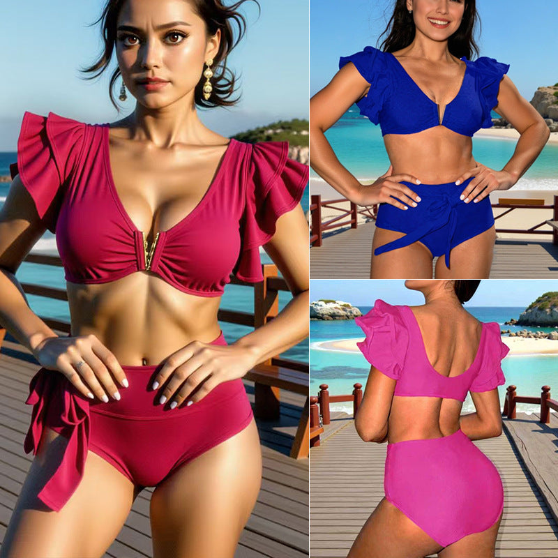 Damer Höga bikini-set med volanger Mirla-Eva Jonsson