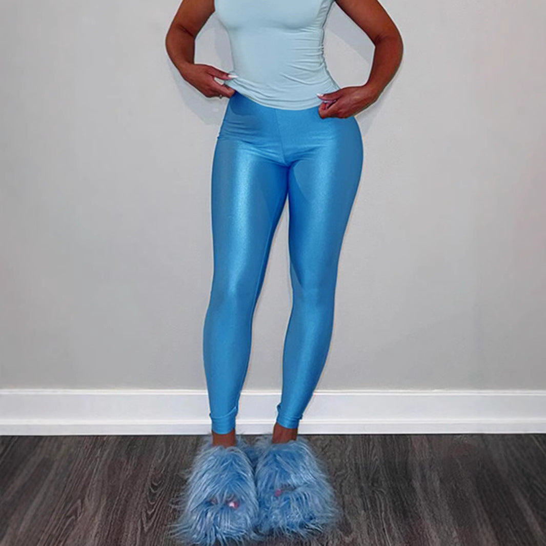 Damer Högblanka Fitness-Leggings med hög midja och omfattande komfort Mirla-Eva Jonsson