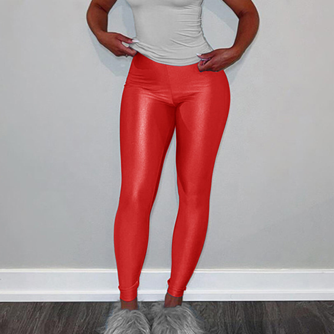 Damer Högblanka Fitness-Leggings med hög midja och omfattande komfort Mirla-Eva Jonsson