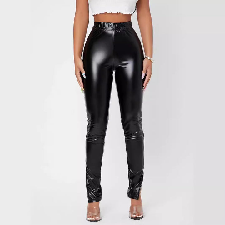 Damer Högglansande Leggings med figurnära passform Mirla-Eva Jonsson