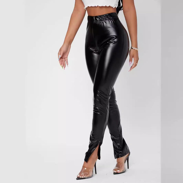 Damer Högglansande Leggings med figurnära passform Mirla-Eva Jonsson