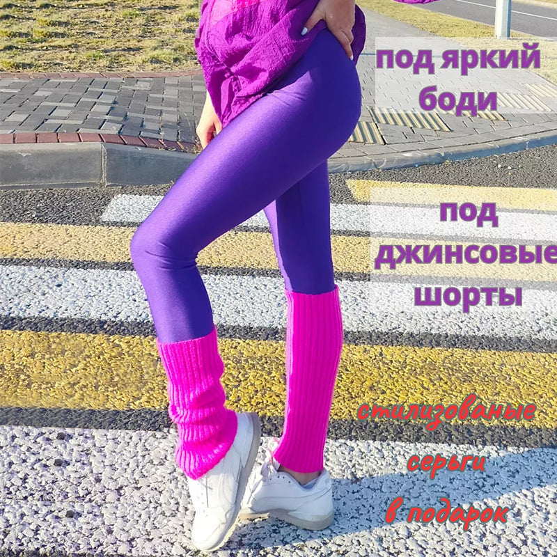 Damer Högglansiga Sportleggings med hög midja och optimal passform Mirla-Eva Jonsson