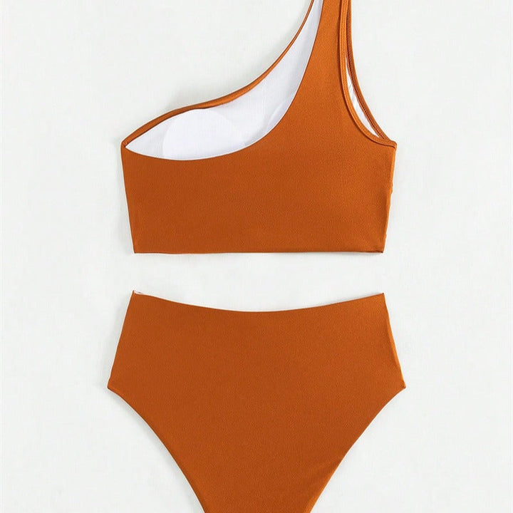 Damer Högmidjad Bikini-set med Asymmetrisk Överdel Mirla-Eva Jonsson