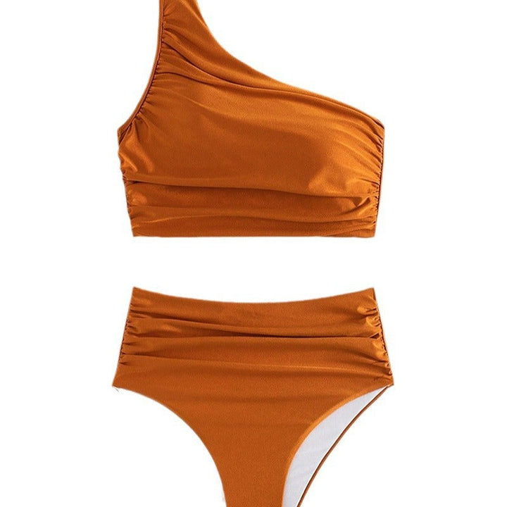 Damer Högmidjad Bikini-set med Asymmetrisk Överdel Mirla-Eva Jonsson