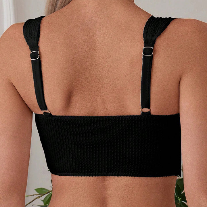 Damer Högmidjad Bikiniset med sportig design Mirla-Eva Jonsson