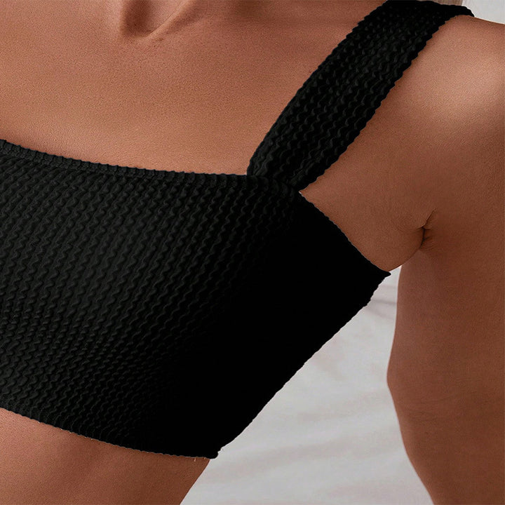 Damer Högmidjad Bikiniset med sportig design Mirla-Eva Jonsson