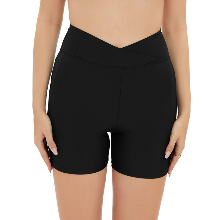 Damer Högmidjade Badshorts med Innovativ Snitt och Figurformande Design Mirla-Eva Jonsson
