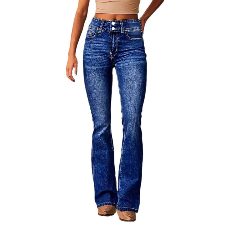Damer Högmidjade Bootcut Jeans Mirla-Eva Jonsson