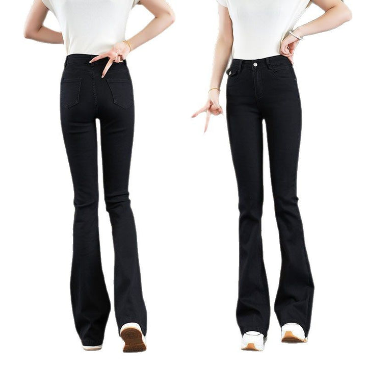 Damer Högmidjade Bootcut Jeans med elegant passform Mirla-Eva Jonsson