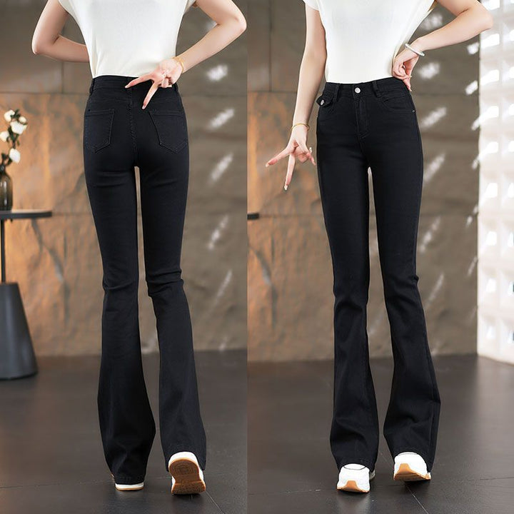 Damer Högmidjade Bootcut Jeans med elegant passform Mirla-Eva Jonsson