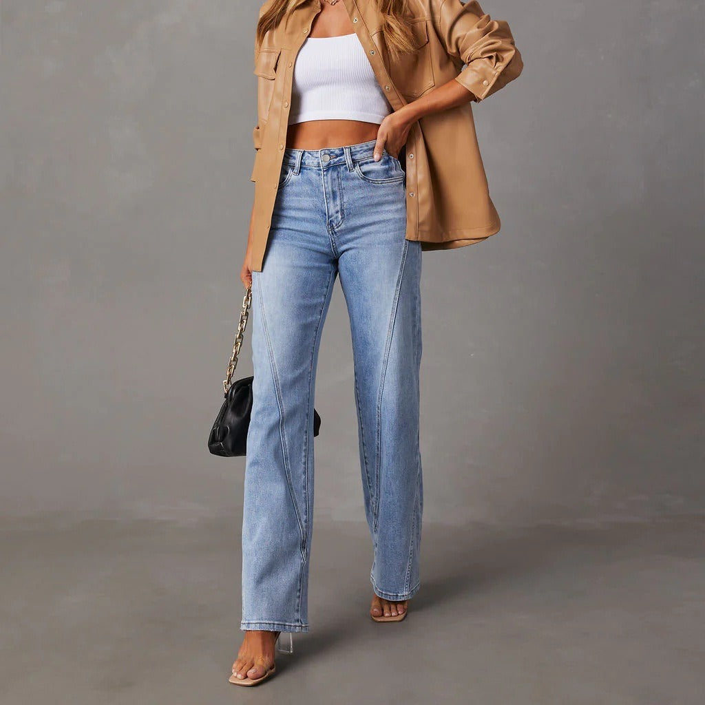 Damer Högmidjade Flared Jeans Eva Jonsson-Eva Jonsson