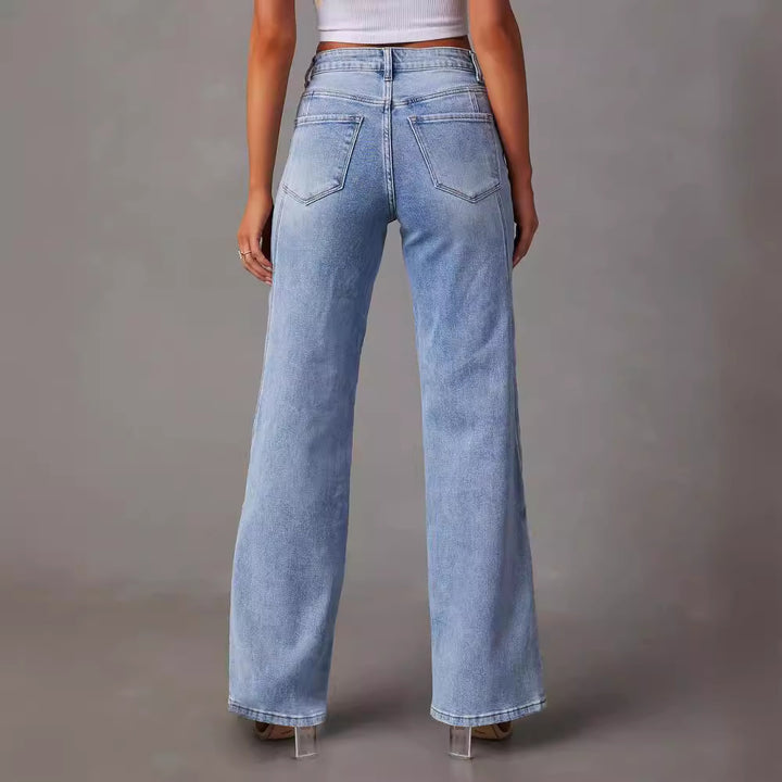 Damer Högmidjade Flared Jeans Eva Jonsson-Eva Jonsson