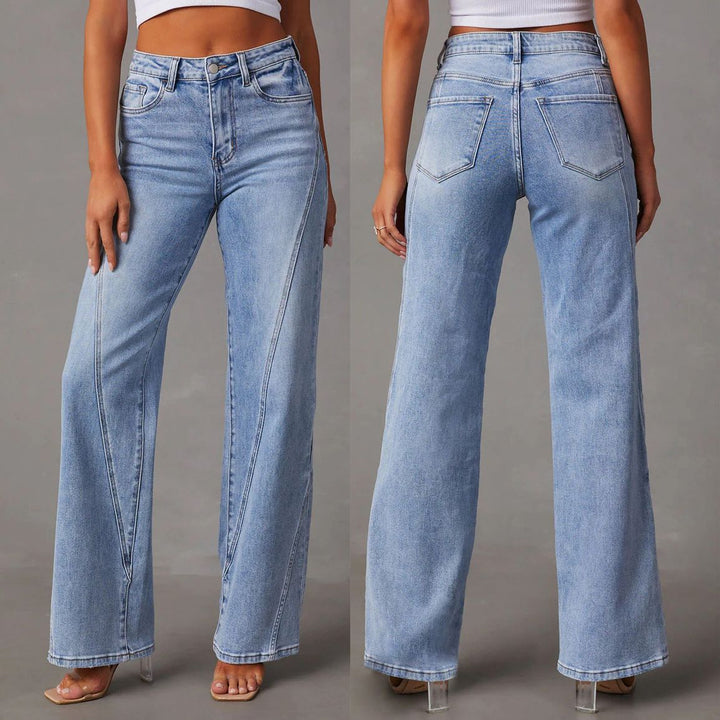 Damer Högmidjade Flared Jeans Eva Jonsson-Eva Jonsson