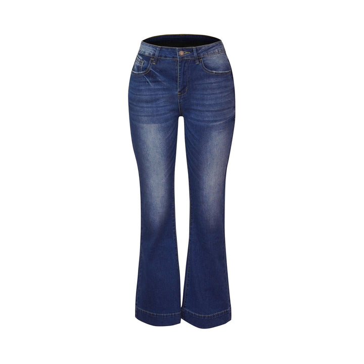Damer Högmidjade Flared Jeans med Avslappnade Detaljer Mirla-Eva Jonsson