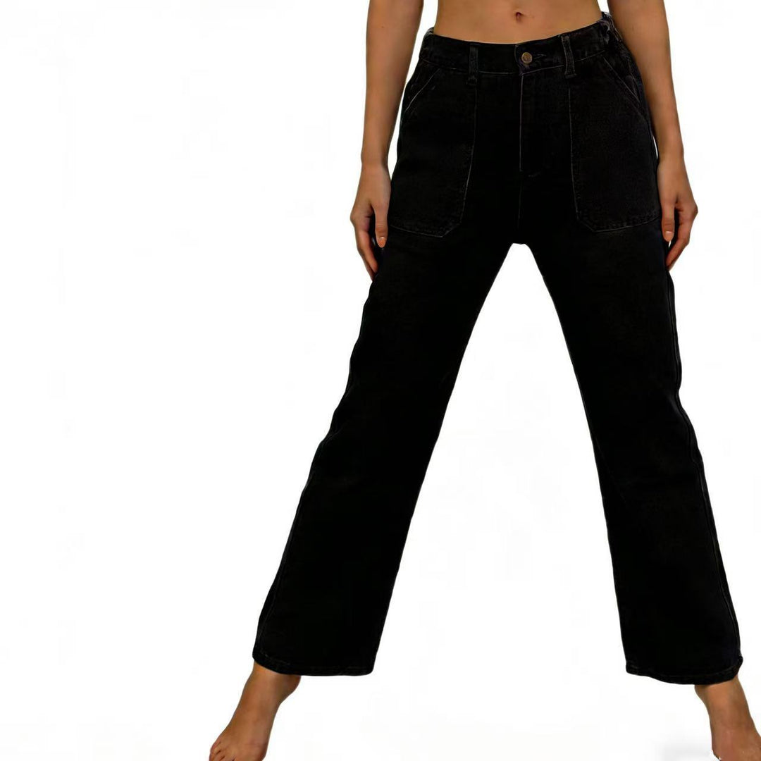 Damer Högmidjade Jeans i Vintage-stil Mirla-Eva Jonsson