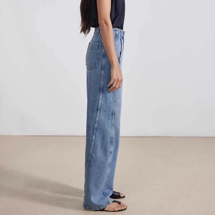 Damer Högmidjade Mom Jeans Mirla-Eva Jonsson