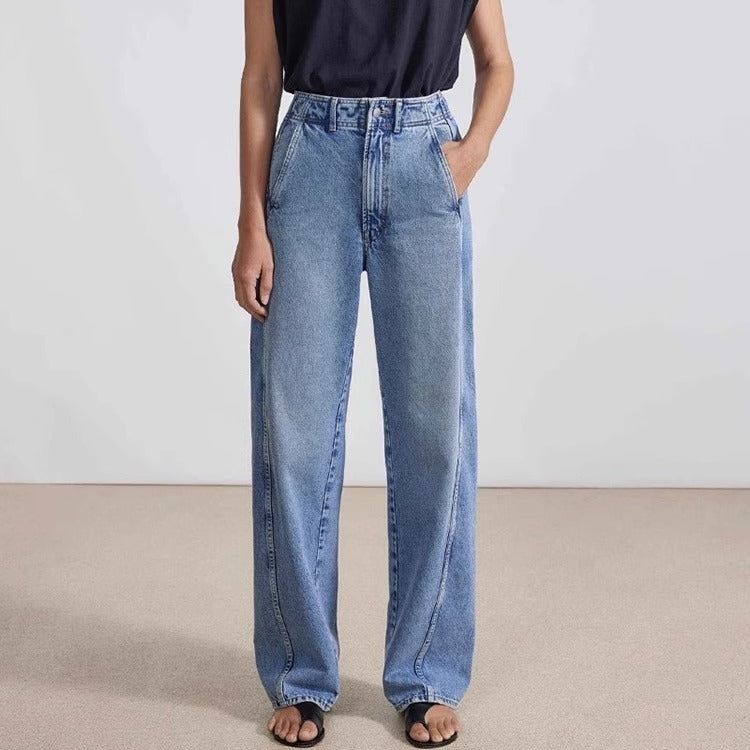 Damer Högmidjade Mom Jeans Mirla-Eva Jonsson
