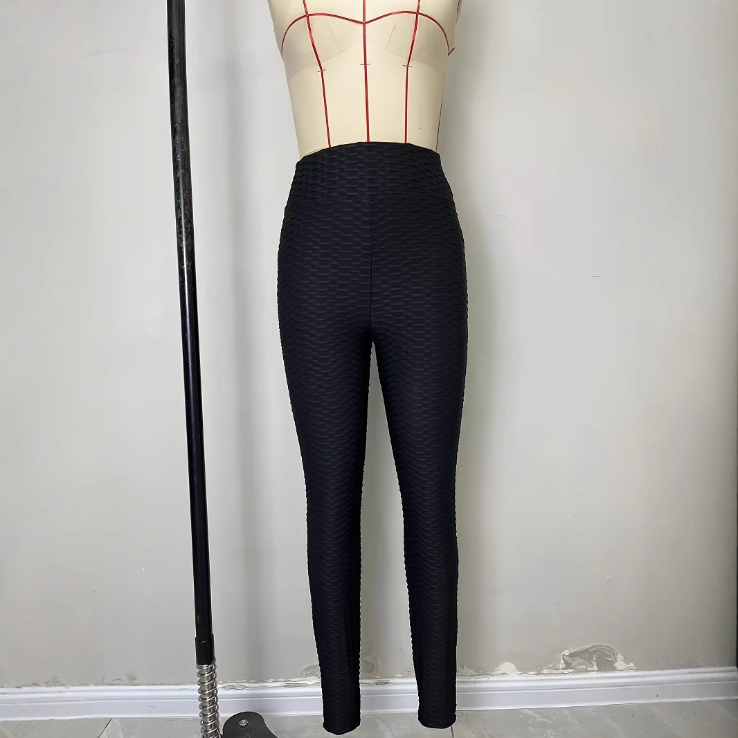 Damer Högmidjade Sportleggings med Strukturerad Yta Mirla-Eva Jonsson