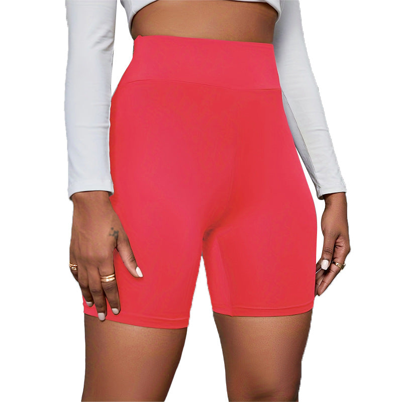 Damer Högmidjade sportshorts med komprimerande effekt och andningsbart material Mirla-Eva Jonsson
