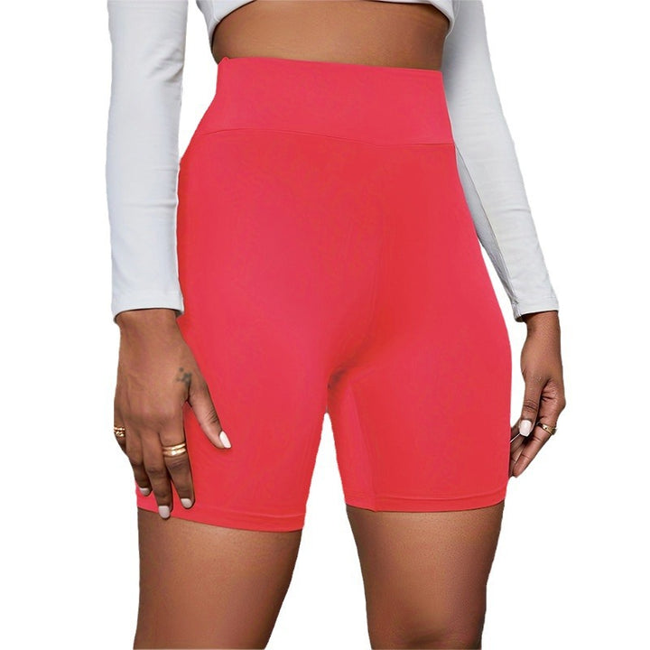 Damer Högmidjade sportshorts med komprimerande effekt och andningsbart material Mirla-Eva Jonsson