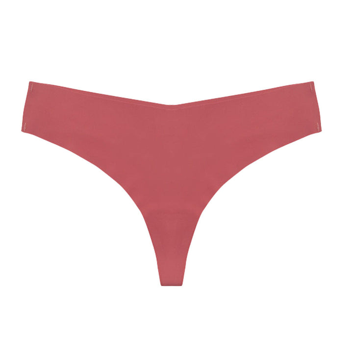 Damer Högskuren Tanga av Elastisk Mikrofiber med Sömlös Bearbetning Mirla-Eva Jonsson