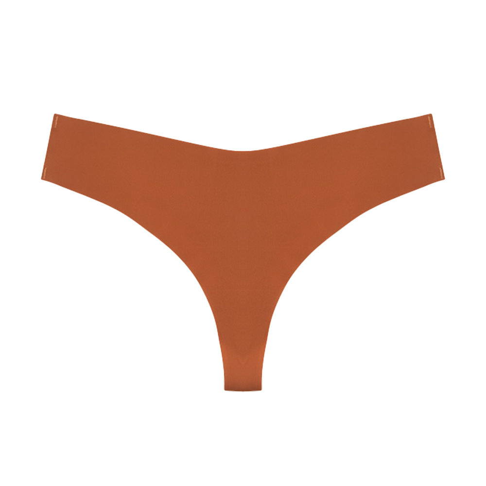Damer Högskuren Tanga av Elastisk Mikrofiber med Sömlös Bearbetning Mirla-Eva Jonsson