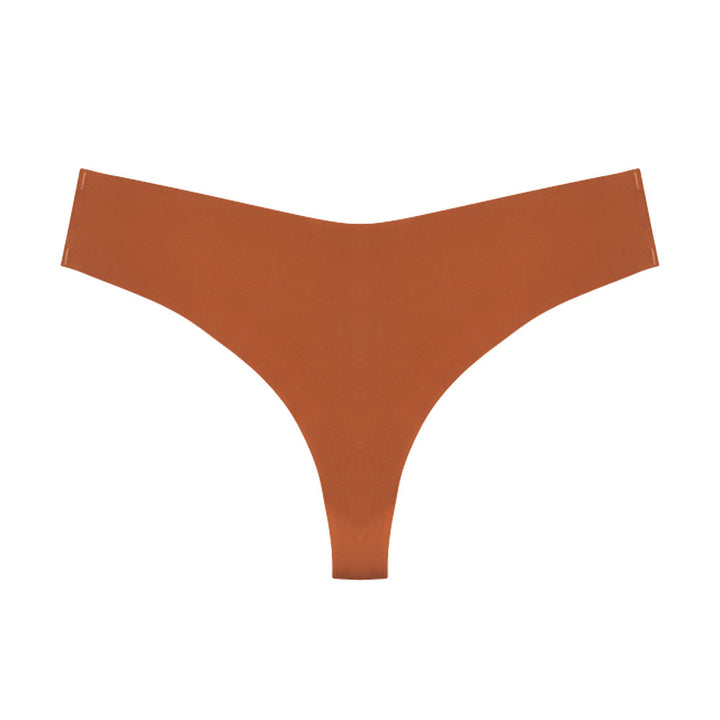 Damer Högskuren Tanga av Elastisk Mikrofiber med Sömlös Bearbetning Mirla-Eva Jonsson