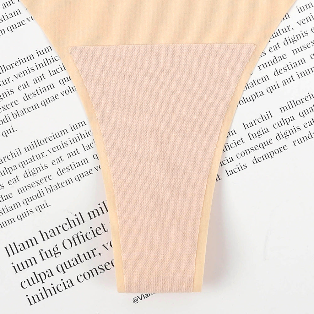 Damer Högskuren Tanga av Elastisk Mikrofiber med Sömlös Bearbetning Mirla-Eva Jonsson
