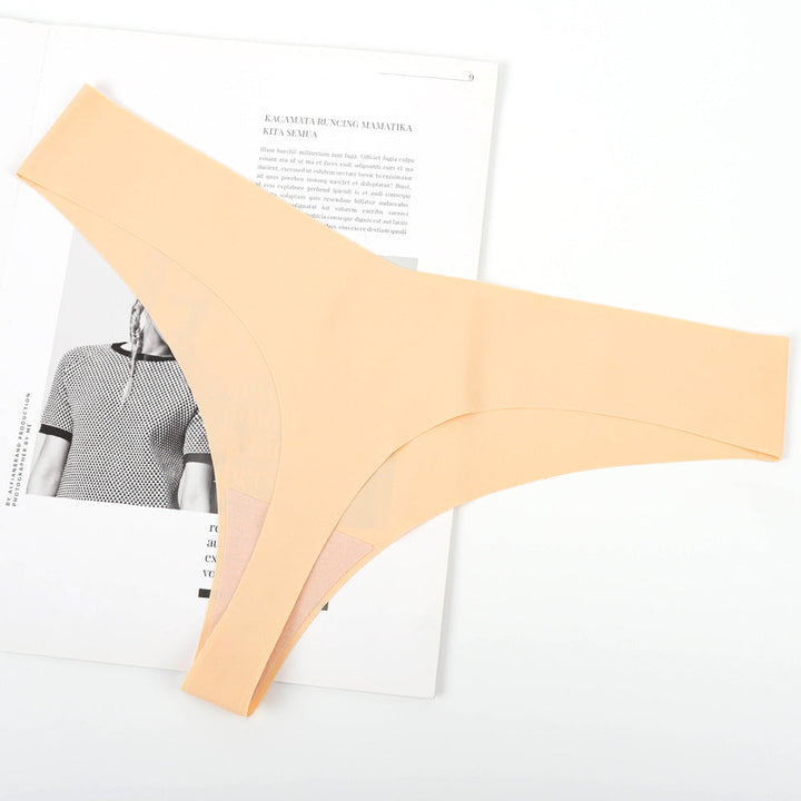 Damer Högskuren Tanga av Elastisk Mikrofiber med Sömlös Bearbetning Mirla-Eva Jonsson