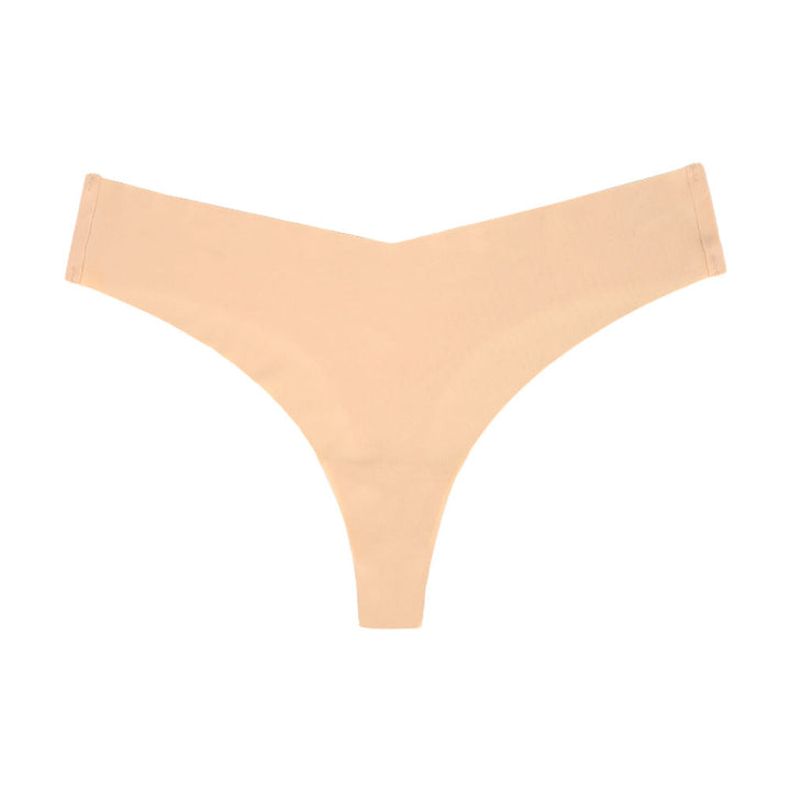 Damer Högskuren Tanga av Elastisk Mikrofiber med Sömlös Bearbetning Mirla-Eva Jonsson