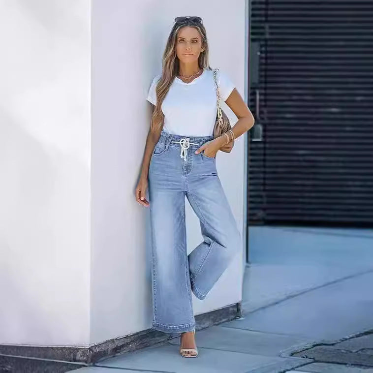 Damer Högskurna Jeans med vida ben Mirla-Eva Jonsson