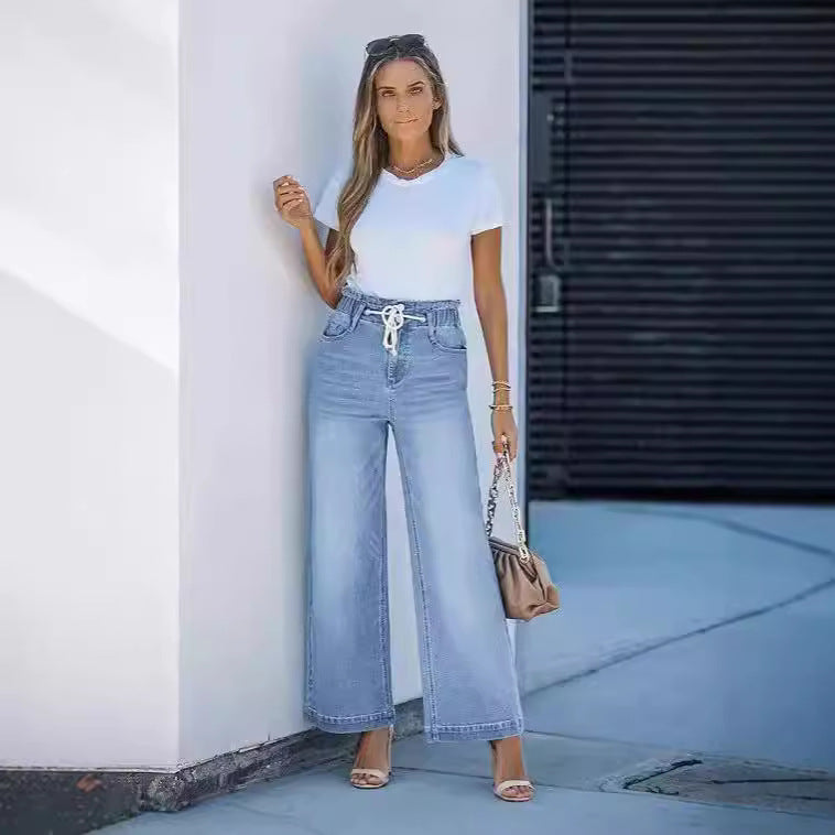 Damer Högskurna Jeans med vida ben Mirla-Eva Jonsson