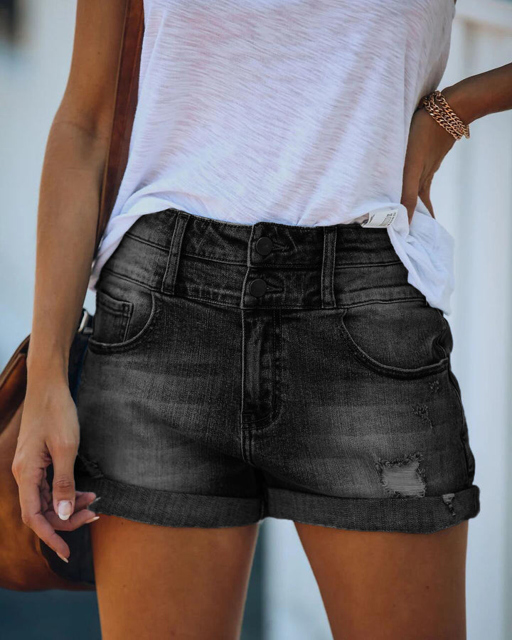 Damer Högskurna Jeansshorts Mirla-Eva Jonsson
