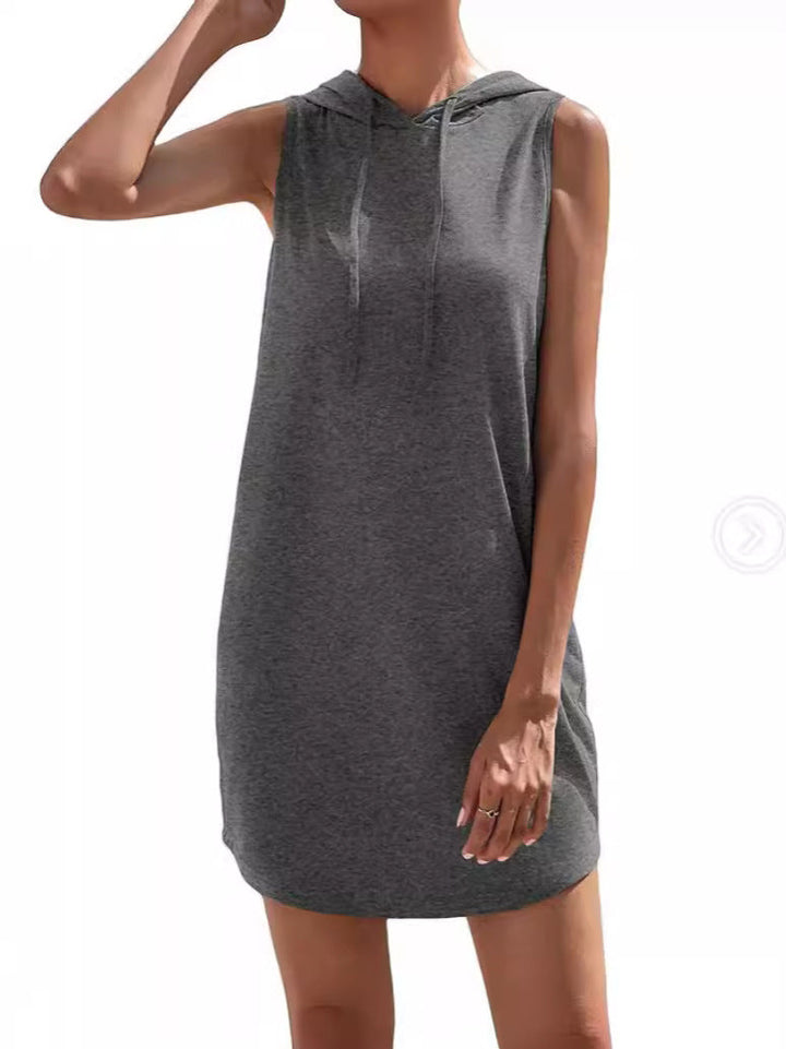 Damer Hoodie Klänning Av Andningsbart Jersey-Material Mirla-Eva Jonsson