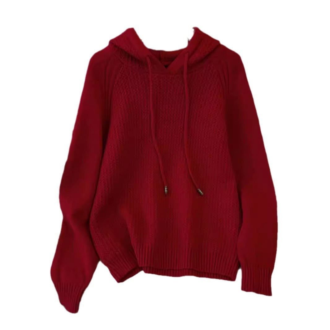 Damer Hoodie med Innovativ Struktur och Avslappnad Skärning Mirla-Eva Jonsson