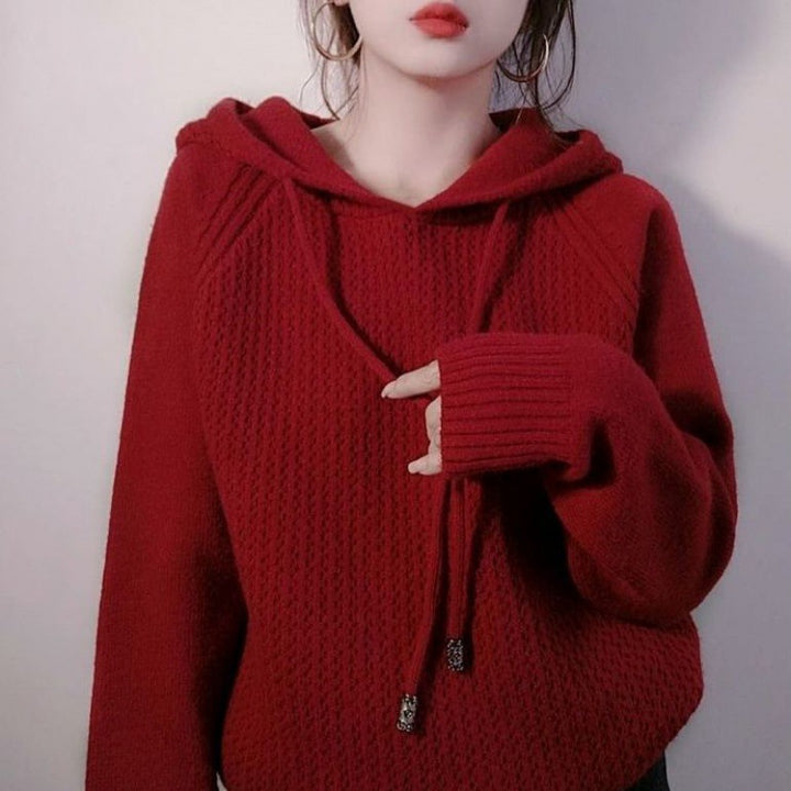Damer Hoodie med Innovativ Struktur och Avslappnad Skärning Mirla-Eva Jonsson