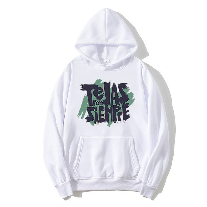 Damer Hoodie med konstnärligt grafiskt tryck Mirla-Eva Jonsson