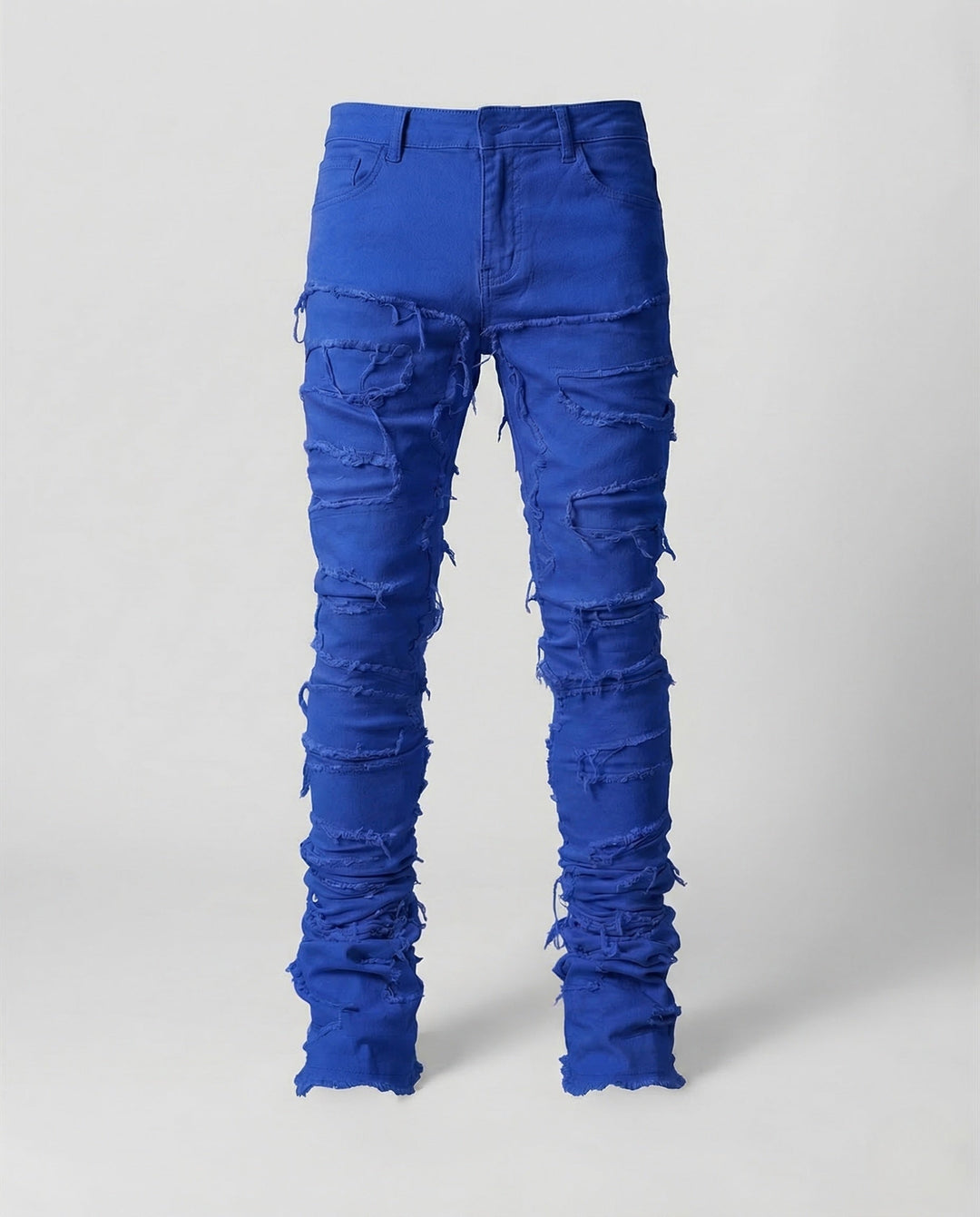 Damer Jeans Skinny Förstörda Fransar-Eva Jonsson