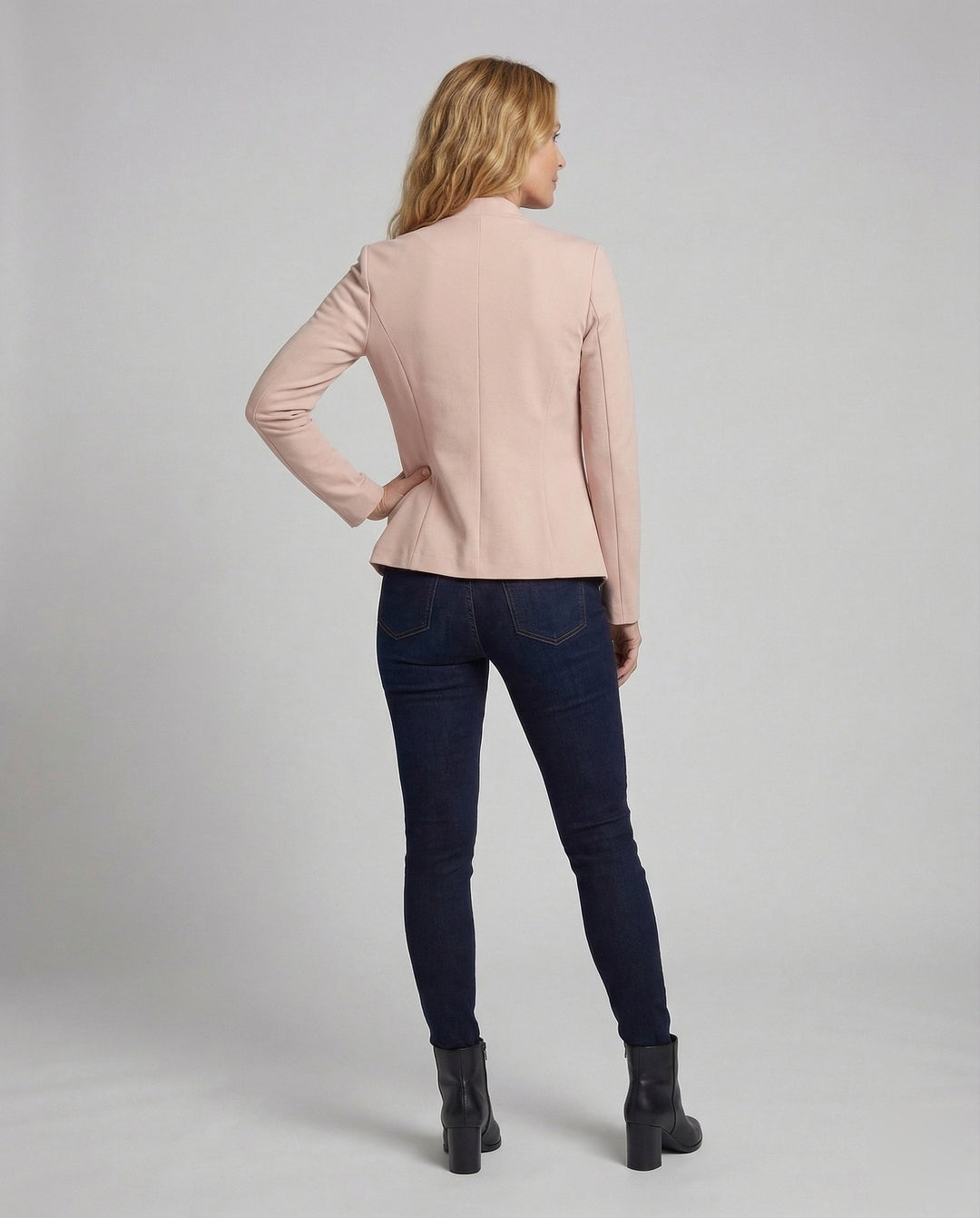 Damer Jersey Blazer Ståkrage-Eva Jonsson