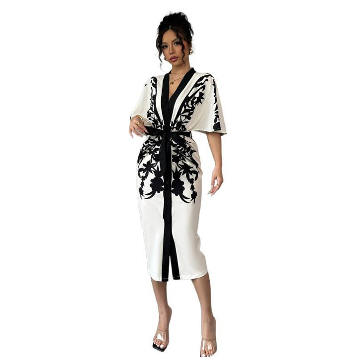 Damer Kimono-Stil Kaftan-Klänning Mirla-Eva Jonsson