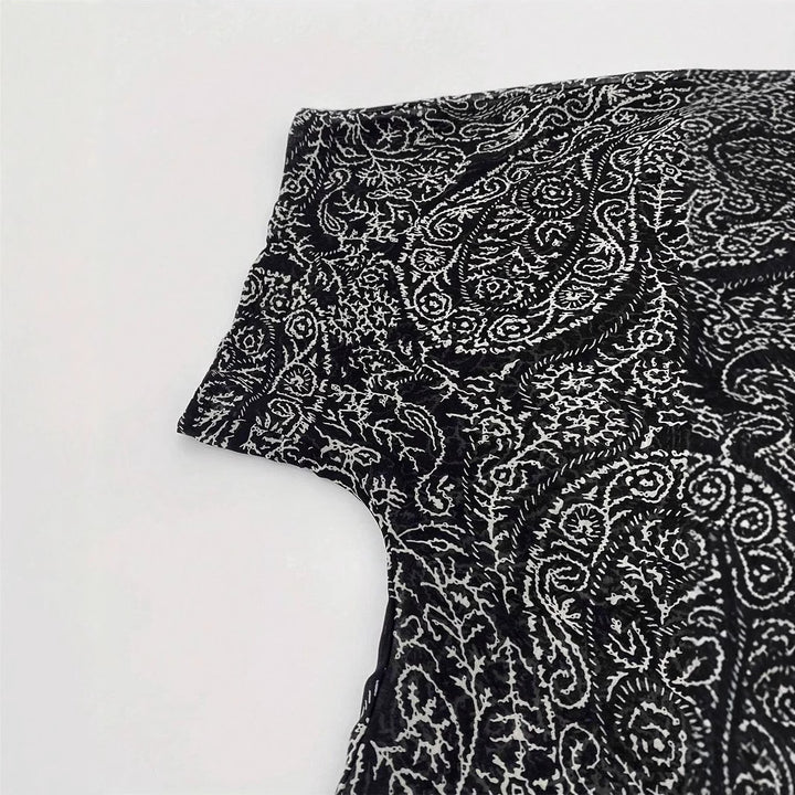 Damer Kimono-jacka med trendigt mönster och löst snitt Mirla-Eva Jonsson