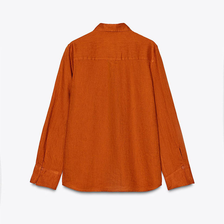 Damer Klassisk Långärmad Blus i Strukturerad Design Mirla-Eva Jonsson